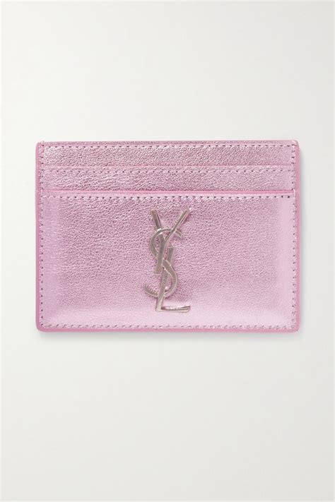 ysl pink cardholder